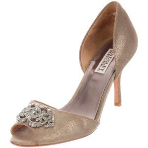 Badgley Mischka Open Toe Pumps